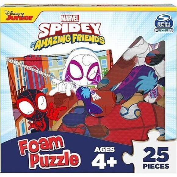 Toys | Marvel Spidey And His Amazing Friends Puzzles Squishy Foam ...